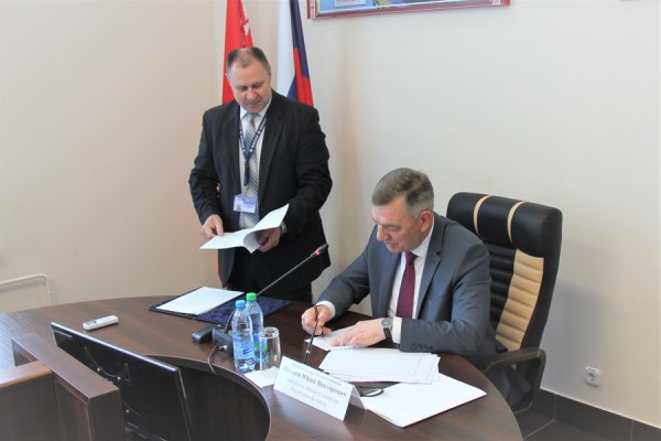 signed of the acceptance act of the first power unit of BelAES